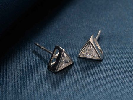 Crisp Triangle Tops (Silver) Online