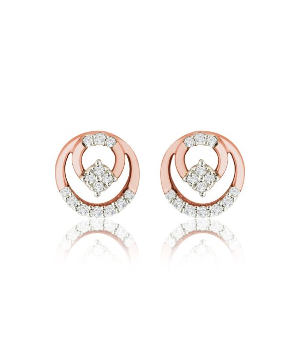 Diamond Radiant Rings Earrings For Sale