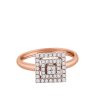 Diamond Square Serenity Ring Discount