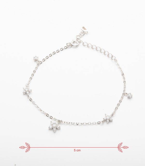 Daizy Charm Bracelet (Silver) Sale