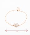 Charm Flower Bracelet (Brass) Cheap