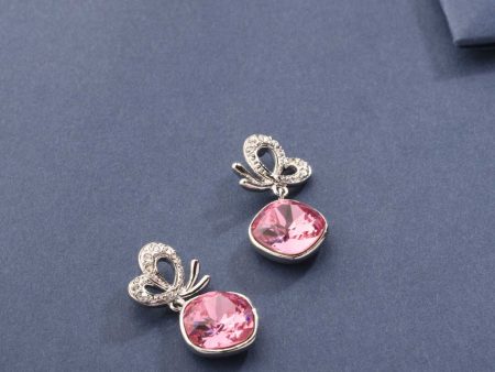 Adorable Tiny Birds With Pink Stones Tops (Brass) Hot on Sale