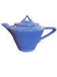 Vintage Fiesta Harlequin Teapot in Mauve Blue Online