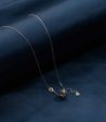 Dangling charm Necklace (Silver) Hot on Sale