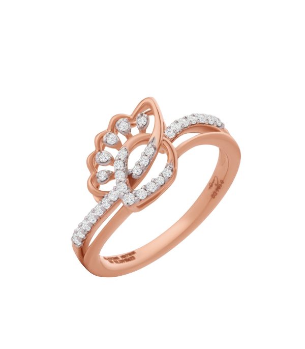 Diamond Diamond Web Weave Ring Fashion