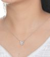 Butterfly Necklace (Silver) Fashion