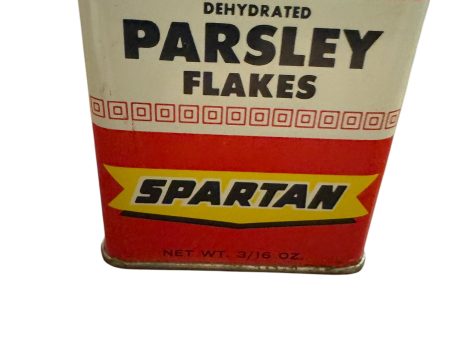 Vintage Spartan Parsley Flakes 3 16 Oz Spice Tin Grand Rapids Michigan Cheap