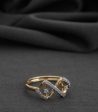 Diamond Radiant Twist Ring For Sale