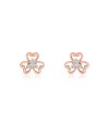 Diamond Floral Flair Earrings Discount