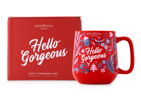 Cafe FJ: Peppermint Twist - Hello Gorgeous - Jewel Candle (Without Jewelry) For Discount