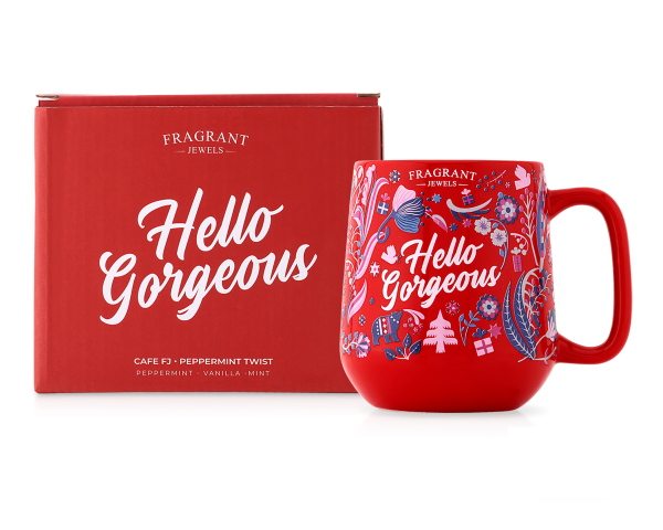 Cafe FJ: Peppermint Twist - Hello Gorgeous - Jewel Candle (Without Jewelry) For Discount