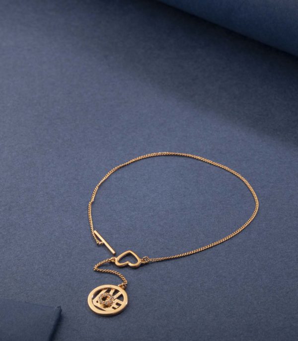 Charming Love Encircled Bracelet (Brass) Online Hot Sale