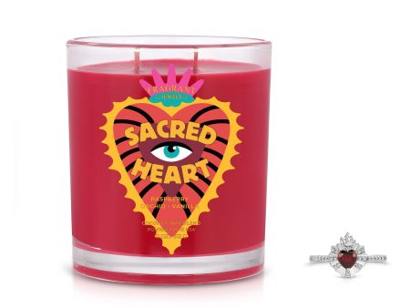 Sacred Heart - Jewel Candle For Discount