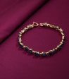 Blue Stone Bracelet (Brass) Fashion