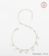 Dazzling Loop Of Blooming Flowers Anklet (Silver) Online Sale