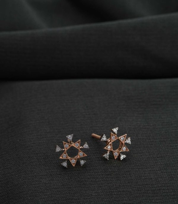 Diamond Lillian Stud Earrings Online Hot Sale