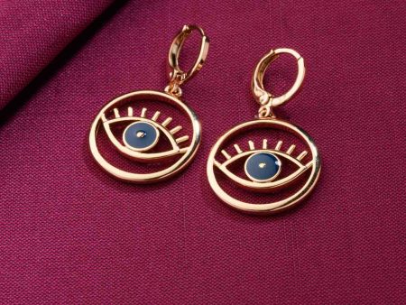 An Eye Earrings (Brass) Cheap