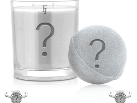 Mystery Candle and Bath Bomb Bundle - 2-Piece Set Supply