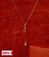 Crystal Drop Pendant (Brass) Online