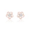 Diamond Blossom Chic Earrings Online now