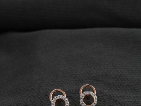 Diamond Stylish Swirls Earrings Hot on Sale