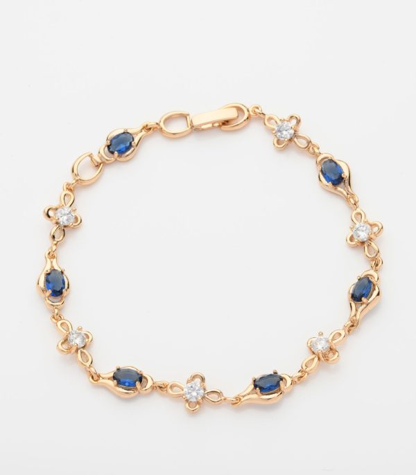 Blue Love Bracelet (Brass) Hot on Sale