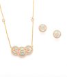 Crystal Heaven Necklace Set (Brass) Supply