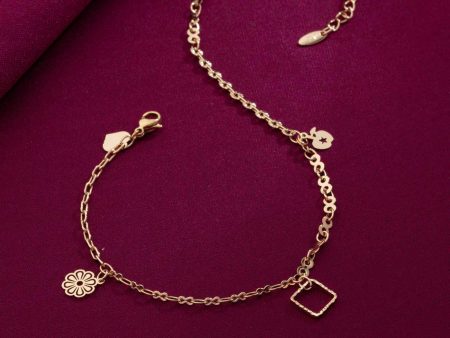 Cute Charm Anklet (Brass) Online