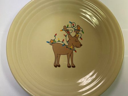 Fiesta 9” Luncheon Twinkling Reindeer decal (Bon Ton Exclusive) Hot on Sale