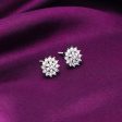 Anushka Sharma Silver Zircon Shining Star Studs Online now