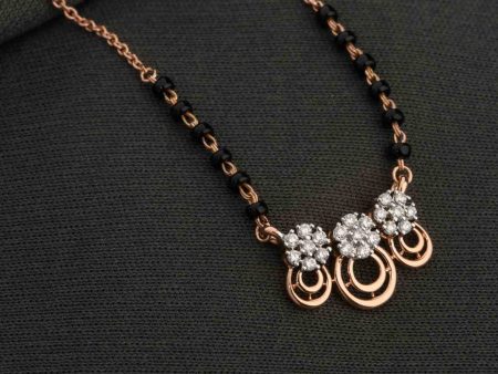 Diamond Cosmic Swirl Mangalsutra Sale