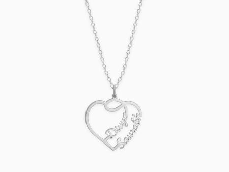 The Lovestruck Couple Silver Pendant With Link Chain Cheap