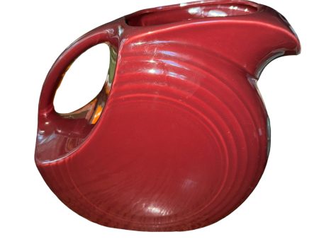 Fiesta Large Disk Pitcher in Claret Hot on Sale