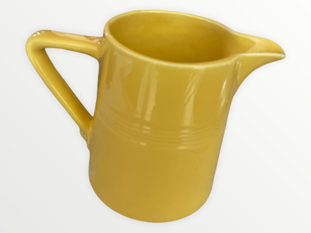 Vintage Fiesta Harlequin Yellow Batter Jug on Sale