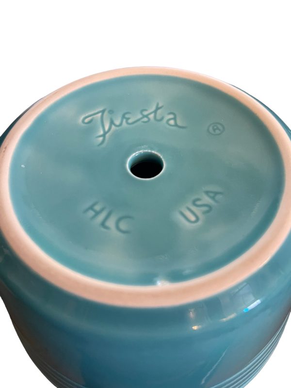 Fiesta Turquoise Flower Pot - Very Hard To Find Sale