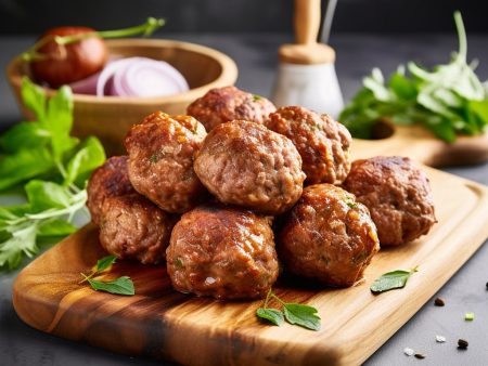 Beef & Chicken Meatballs | 100% Halal-certified Beef & Chicken | Seasoned & Ready To Cook | Online Hot Sale