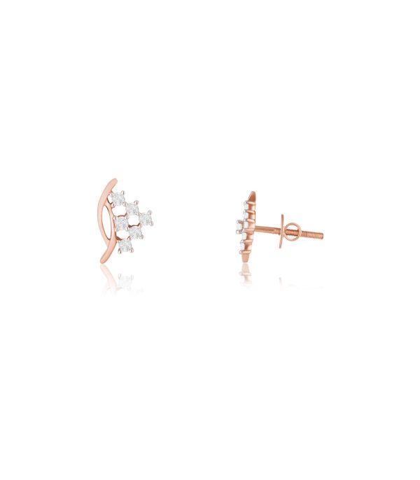 Diamond Starlight Hex Earrings Online Hot Sale