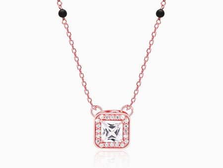 Rose Gold Love Square Mangalsutra Online Hot Sale