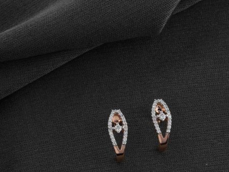 Diamond Subdued Sophistication Earrings For Sale