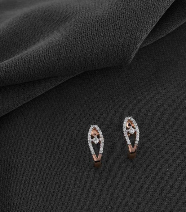 Diamond Subdued Sophistication Earrings For Sale