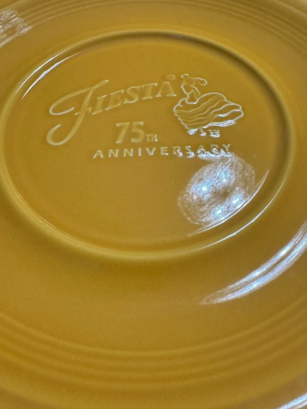 Fiesta Marigold 75th Anniversary Soup Tureen Under Plate HTF For Cheap