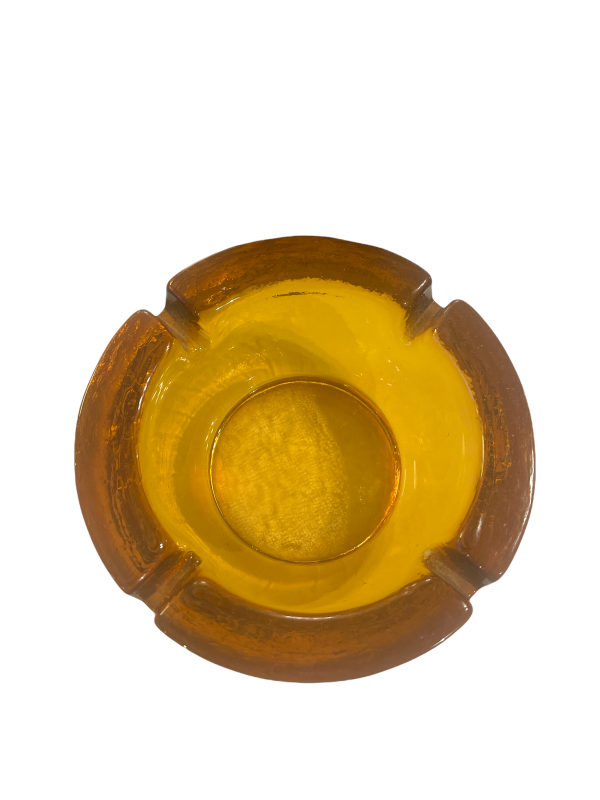 Blenko Amber Glass Ashtray Sale