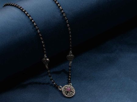 Boho Queen Mangalsutra (Silver) For Sale