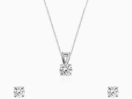 Anushka Sharma Classic Silver Zircon Set Sale