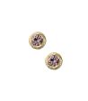 Classic Lilac Swirl Earrings (Brass) Supply