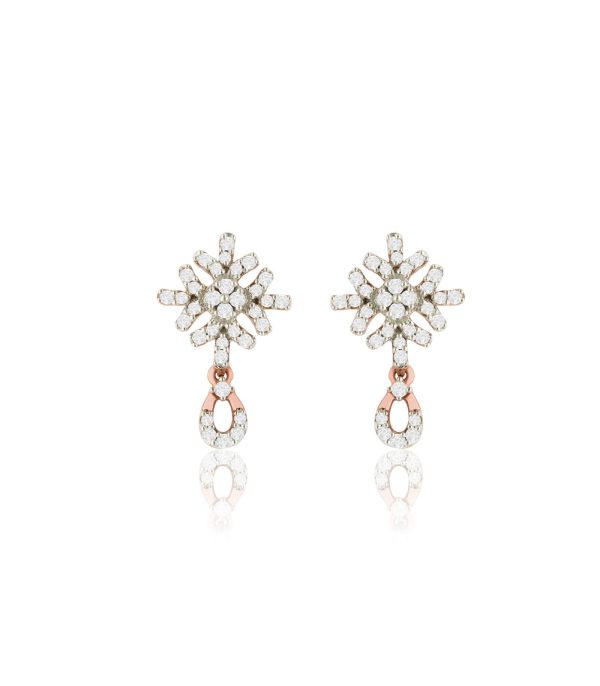 Diamond Frosty Elegance Earrings Hot on Sale