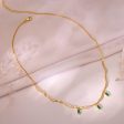 Golden Emerald Tranquility Necklace on Sale