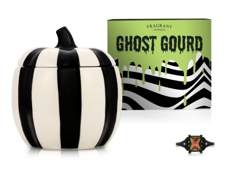 Ghost Gourd - Ceramic Candle For Discount