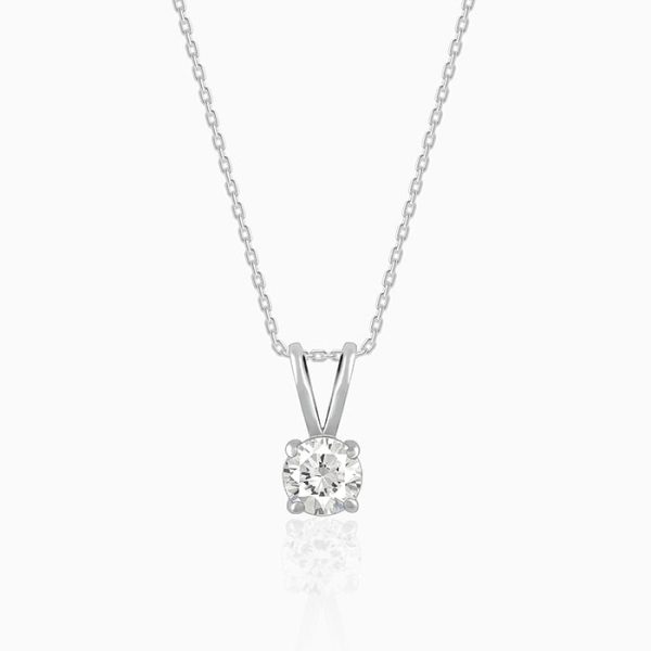 Anushka Sharma Silver Zircon Pendant with Link Chain Hot on Sale