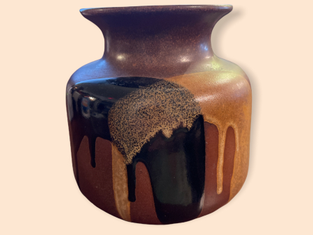 Haeger Earthenware 6  Flared Vase For Sale